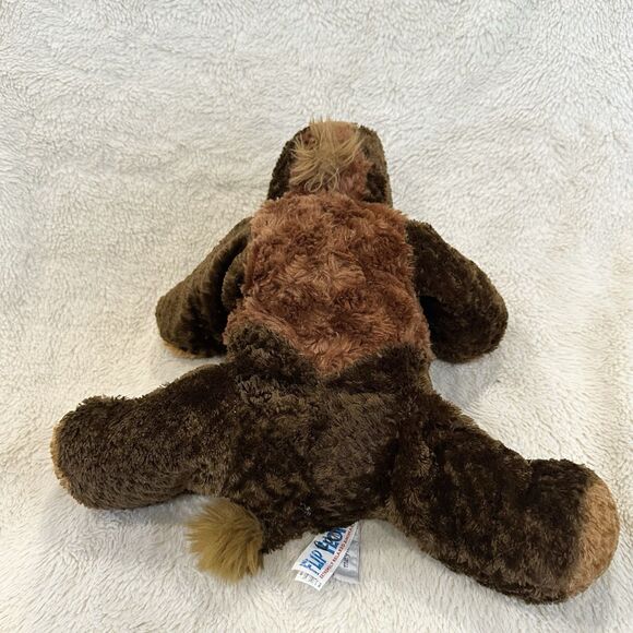 Mary Meyer Brown Buddy Buffalo Bison Flip Flops 12" Soft Floppy Plush Stuffed - Picture 6 of 7